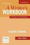 A Writer's Workbook Teacher's Manual cover