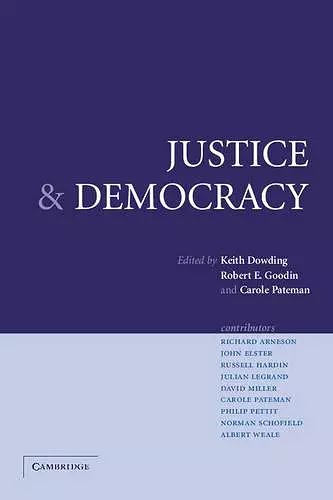 Justice and Democracy cover