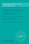 Surveys in Modern Mathematics cover