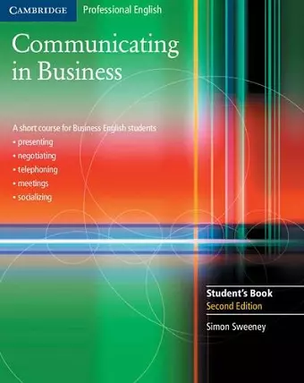 Communicating in Business Student's Book cover