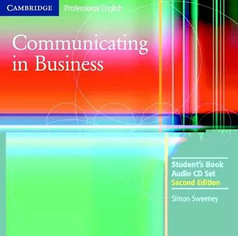 Communicating in Business Audio CD Set (2 CDs) cover