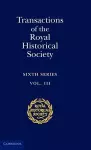Transactions of the Royal Historical Society: Volume 3 cover