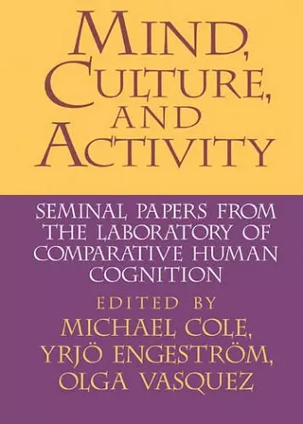 Mind, Culture, and Activity cover