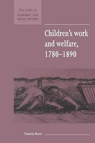 Children's Work and Welfare 1780–1890 cover