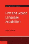 First and Second Language Acquisition cover