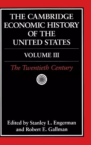 The Cambridge Economic History of the United States cover