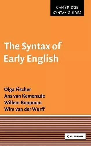 The Syntax of Early English cover