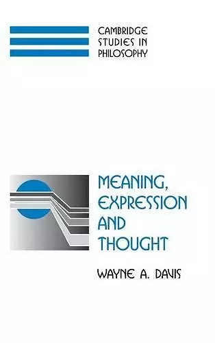 Meaning, Expression and Thought cover