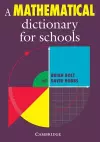 A Mathematical Dictionary for Schools cover