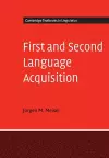 First and Second Language Acquisition cover