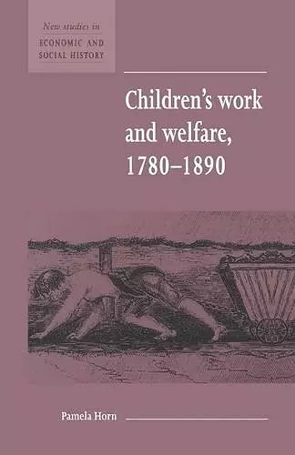 Children's Work and Welfare 1780–1890 cover