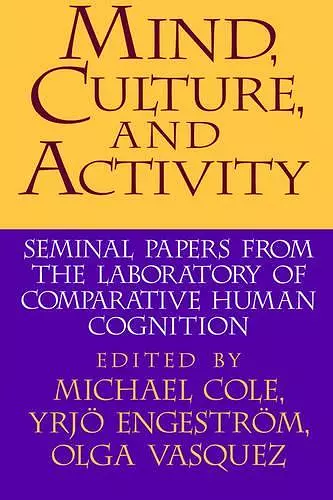 Mind, Culture, and Activity cover