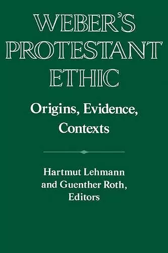 Weber's Protestant Ethic cover