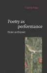 Poetry as Performance cover