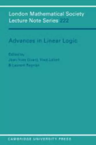 Advances in Linear Logic cover