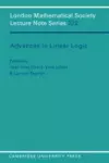 Advances in Linear Logic cover