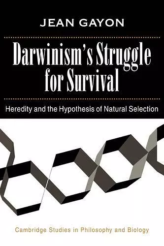 Darwinism's Struggle for Survival cover