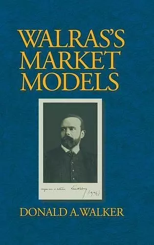 Walras's Market Models cover