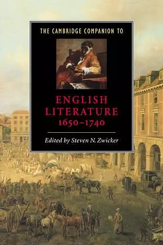 The Cambridge Companion to English Literature, 1650–1740 cover