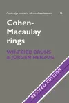 Cohen-Macaulay Rings cover