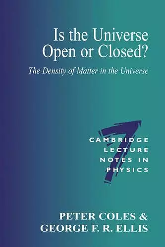 Is the Universe Open or Closed? cover