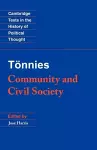 Tönnies: Community and Civil Society cover