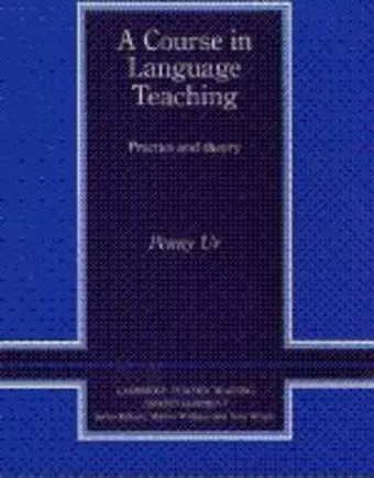 A Course in Language Teaching cover
