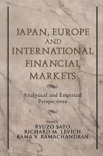 Japan, Europe, and International Financial Markets cover