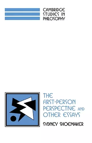 The First-Person Perspective and Other Essays cover