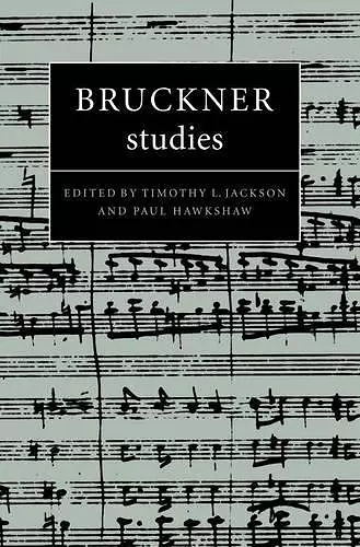 Bruckner Studies cover