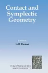 Contact and Symplectic Geometry cover