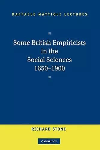 Some British Empiricists in the Social Sciences, 1650–1900 cover