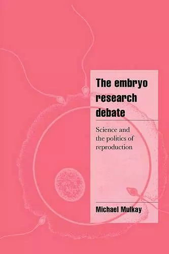 The Embryo Research Debate cover