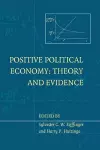 Positive Political Economy cover