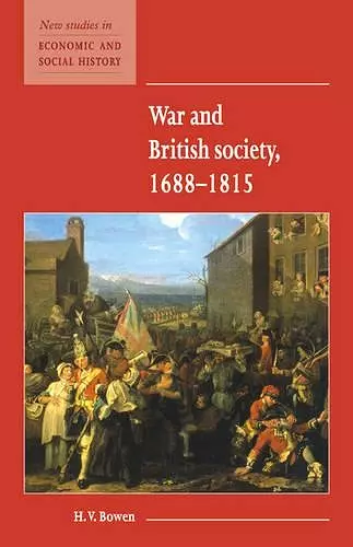 War and British Society 1688–1815 cover