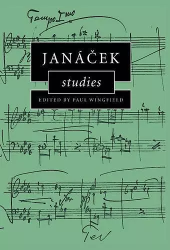 Janácek Studies cover