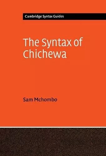 The Syntax of Chichewa cover