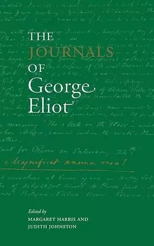 The Journals of George Eliot cover