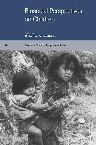 Biosocial Perspectives on Children cover