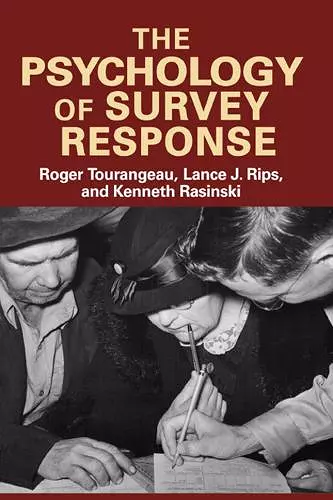 The Psychology of Survey Response cover