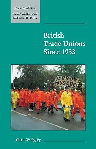 British Trade Unions since 1933 cover