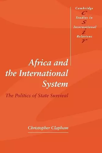 Africa and the International System cover