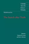 Malebranche: The Search after Truth cover