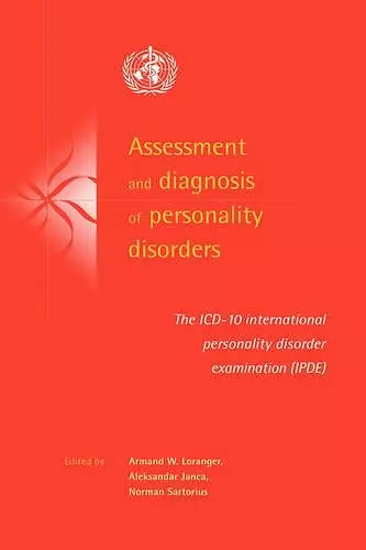 Assessment and Diagnosis of Personality Disorders cover