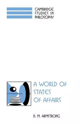 A World of States of Affairs cover