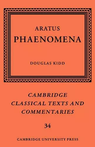 Aratus: Phaenomena cover