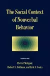 The Social Context of Nonverbal Behavior cover