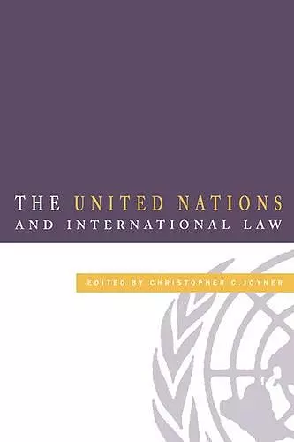 The United Nations and International Law cover