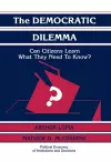 The Democratic Dilemma cover