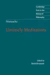 Nietzsche: Untimely Meditations cover
